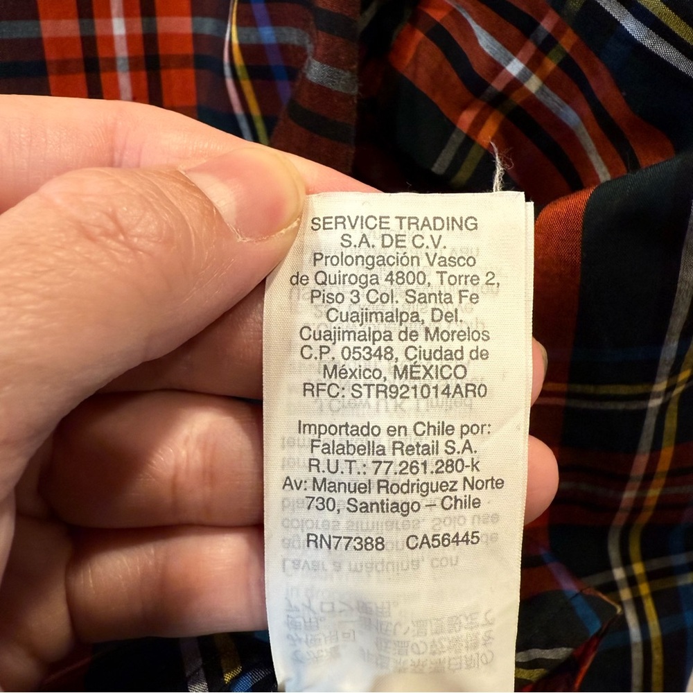 J. Crew Red and Blue Plaid Blouse - Picture 8 of 8
